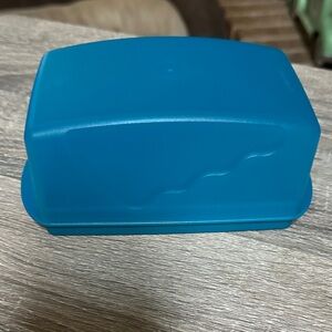Tupperware Impressions Butter Dish‎ Double Stick Keeper Holder Blue #3391~3392